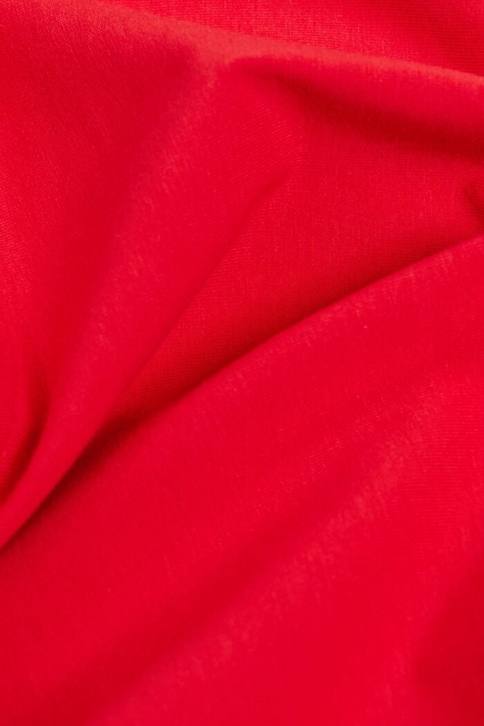 Pijama con estampado de corazones, RED, detail image number 4