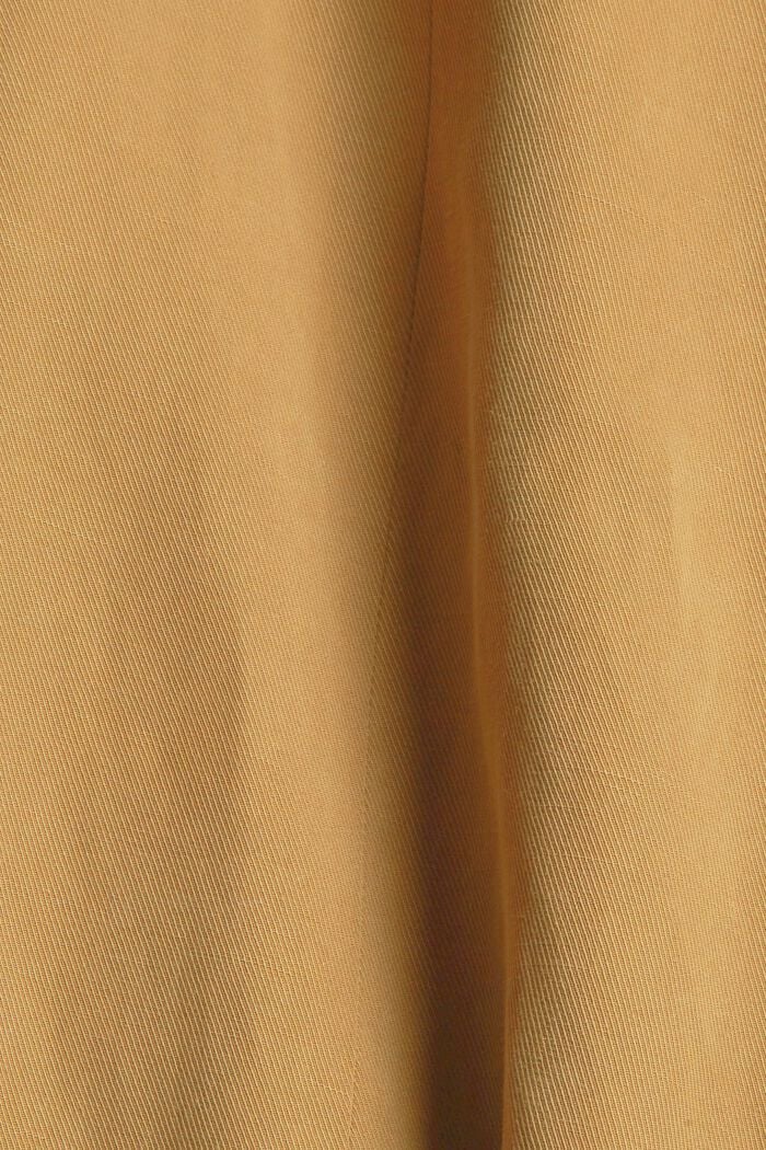Con lino: chaleco con cinturón extraíble, OLIVE, detail image number 4