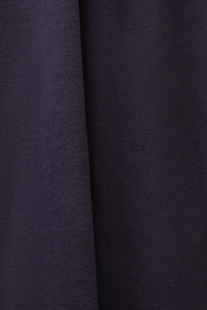 Camiseta de algodón de manga larga, NAVY, detail image number 5