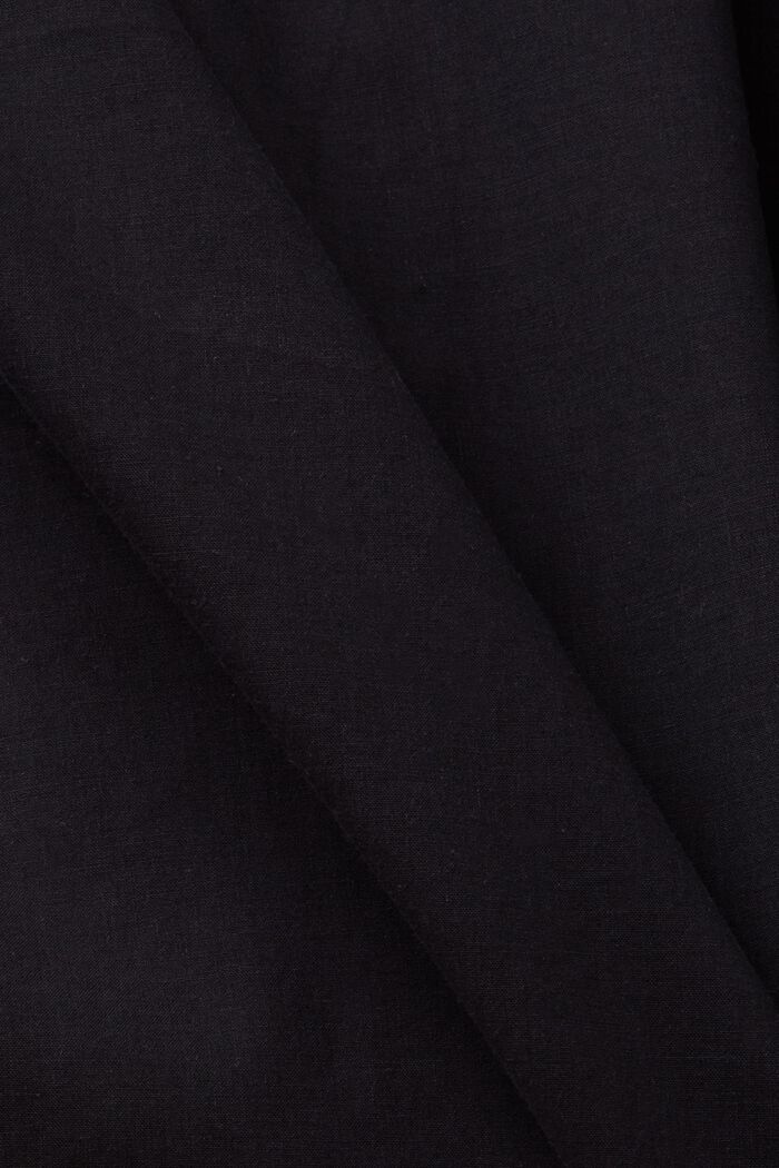 Blusa con diseño de espalda descubierta, TENCEL™, BLACK, detail image number 5