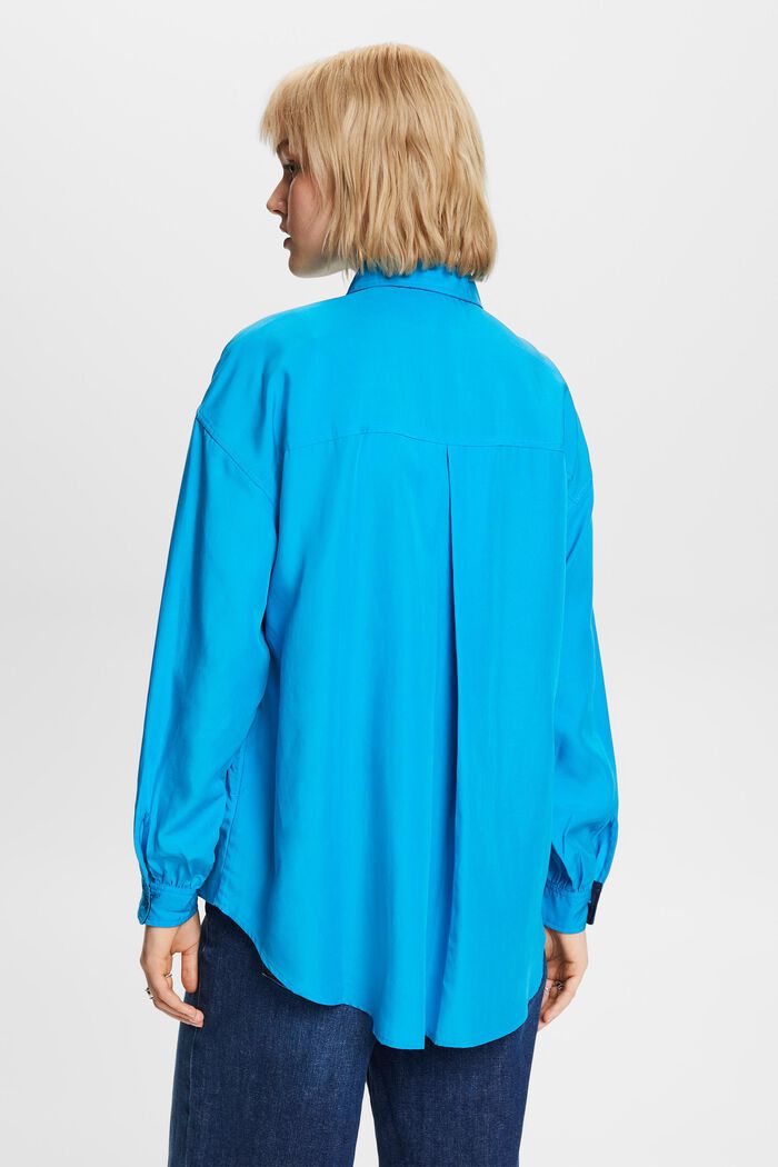Blusa camisera oversize, BLUE, detail image number 3