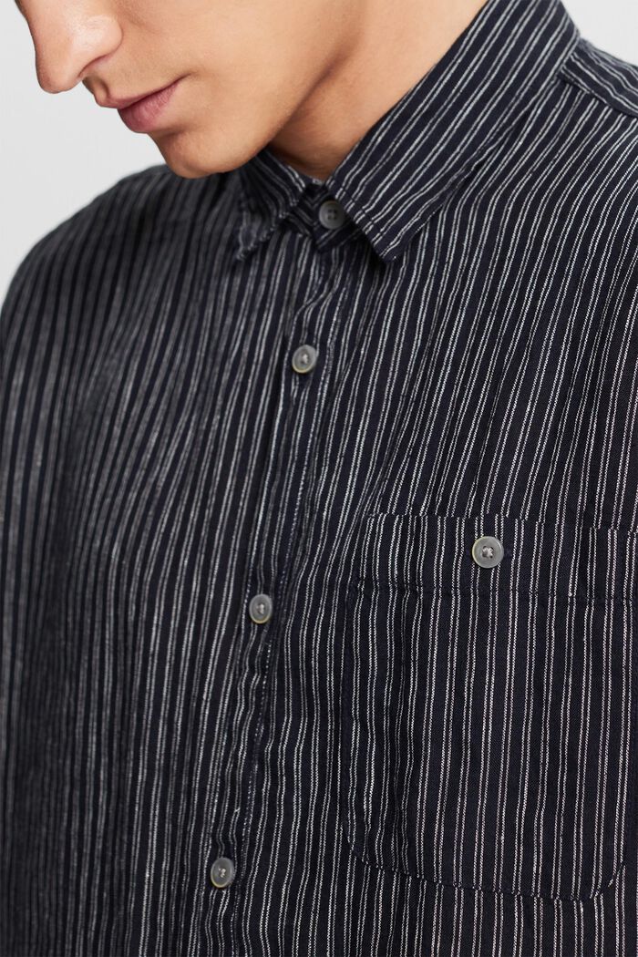 Camisa de lino con rayas