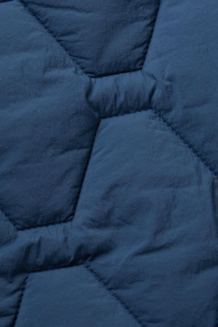 Reciclada: chaqueta acolchada ligera, GREY BLUE, detail image number 4