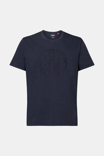 Camiseta con logotipo bordado, 100% algodón