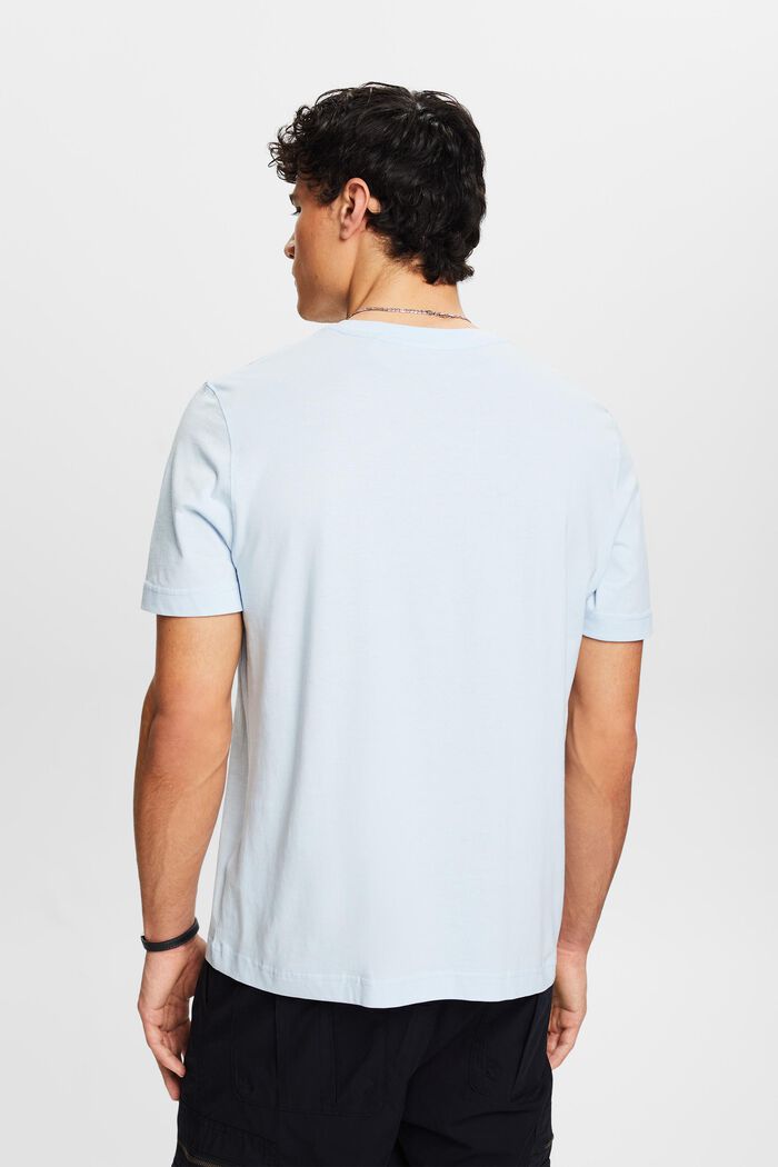 Camiseta con estampado geométrico, PASTEL BLUE, detail image number 2