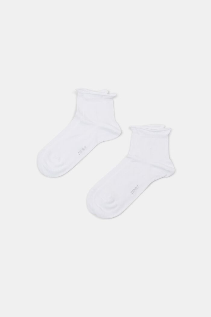 Pack de 2 pares de calcetines de punto, WHITE, detail image number 0