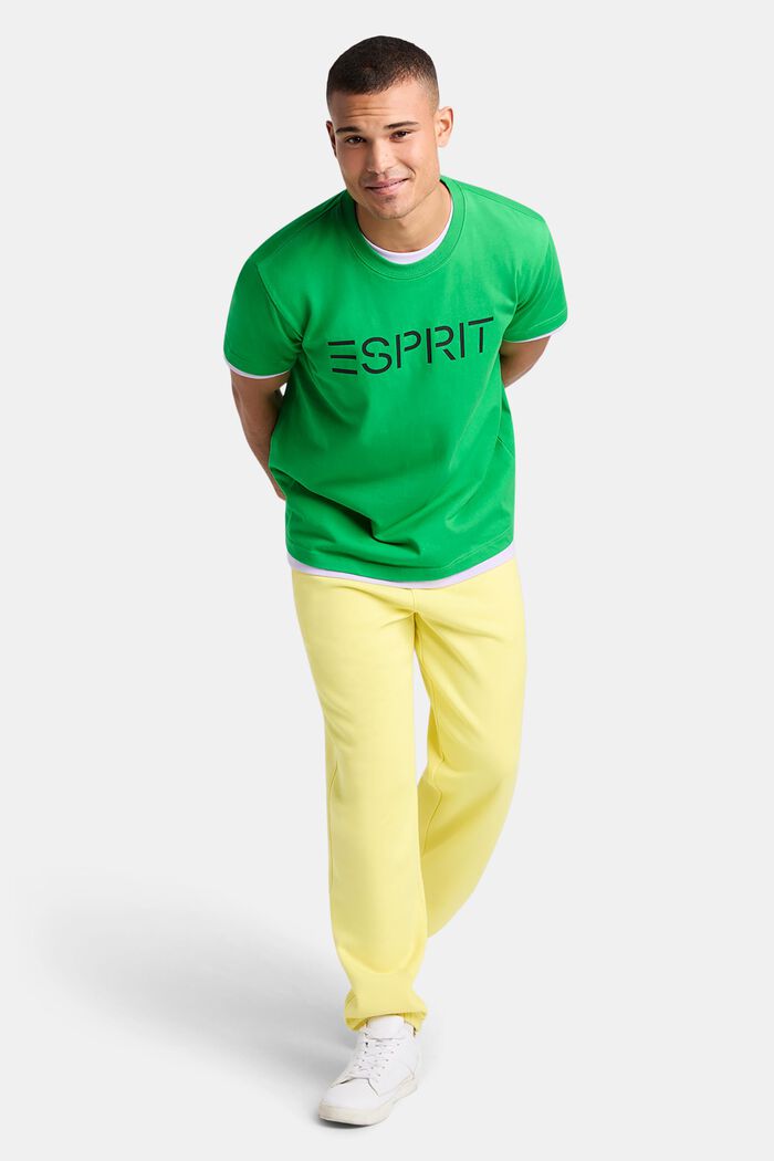 Camiseta unisex en jersey de algodón con logotipo, GREEN, detail image number 4