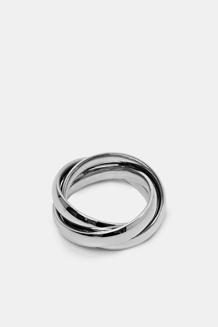 Trío de anillos de acero inoxidable, SILVER, detail image number 0