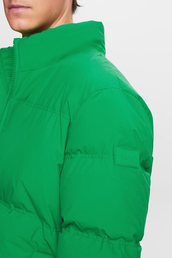 Reciclada: chaqueta acolchada con plumón, GREEN, detail image number 3