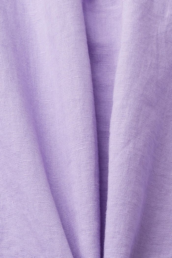 Blusa de lino, LAVENDER, detail image number 4