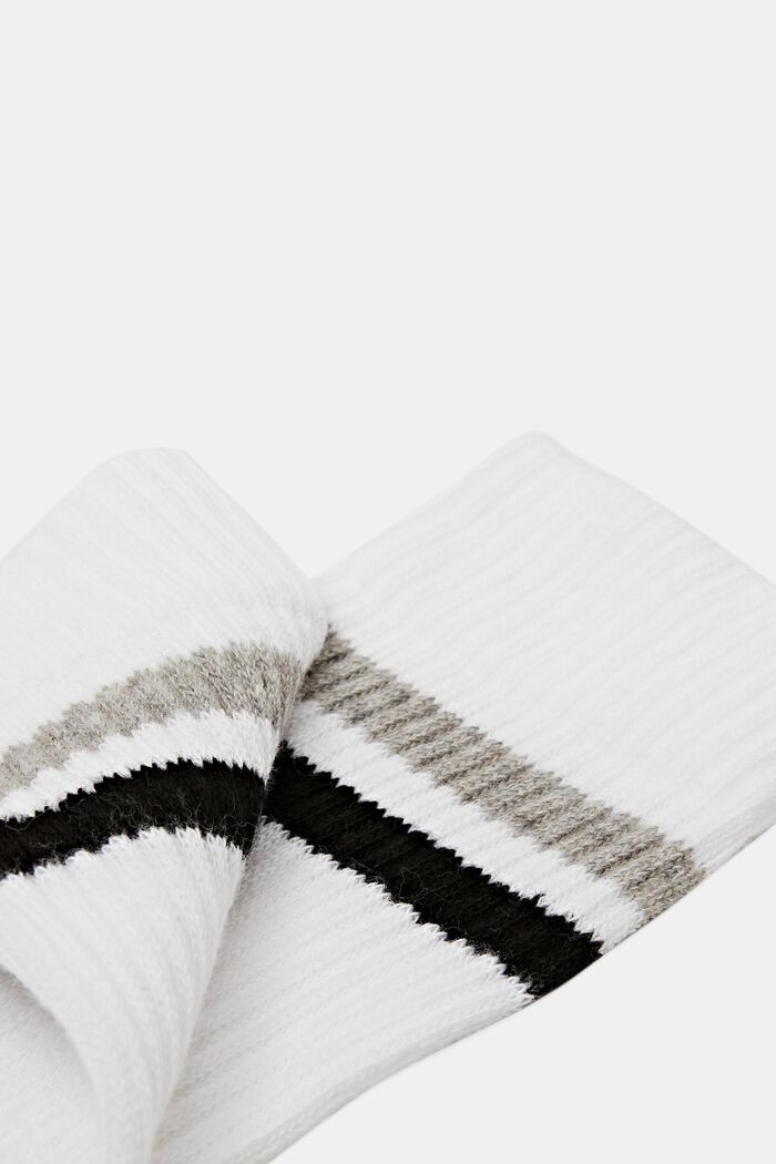 Pack de 2 pares de calcetines de punto acanalado, SNOW, detail image number 1