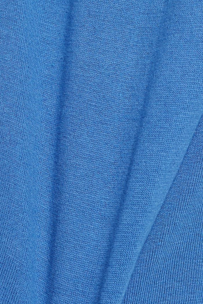 Jersey de cuello vuelto, BLUE, detail image number 6