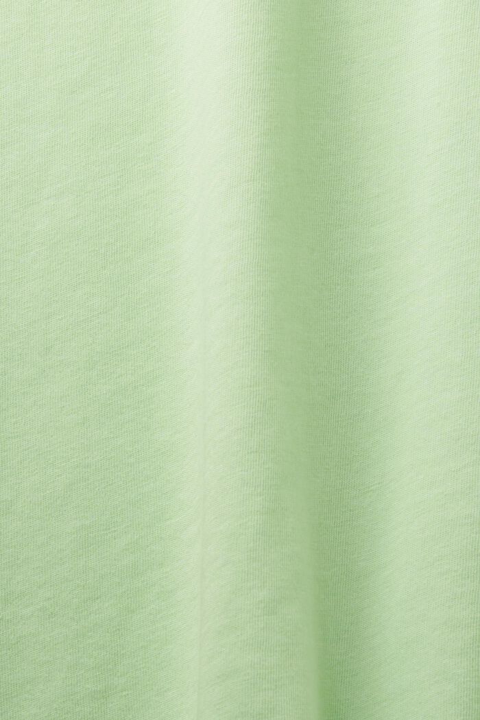 Reciclada: camiseta de jersey jaspeada, CITRUS GREEN, detail image number 6