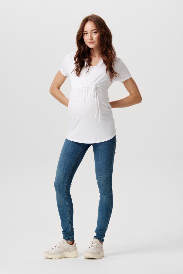Camiseta con función de lactancia, LENZING™ ECOVERO™, WHITE, detail image number 1