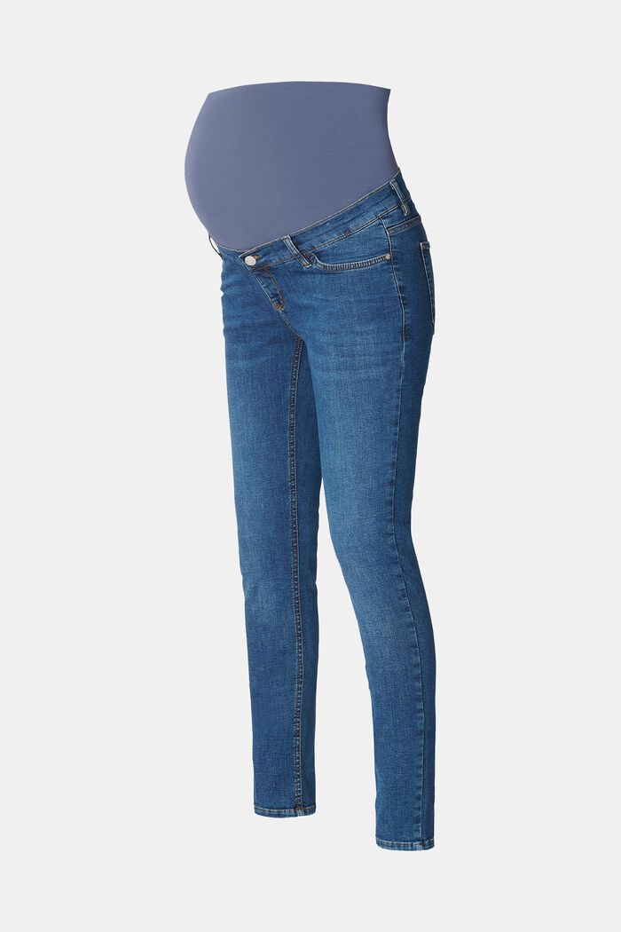 Jeans skinny fit con faja premamá, MEDIUM WASHED, detail image number 4