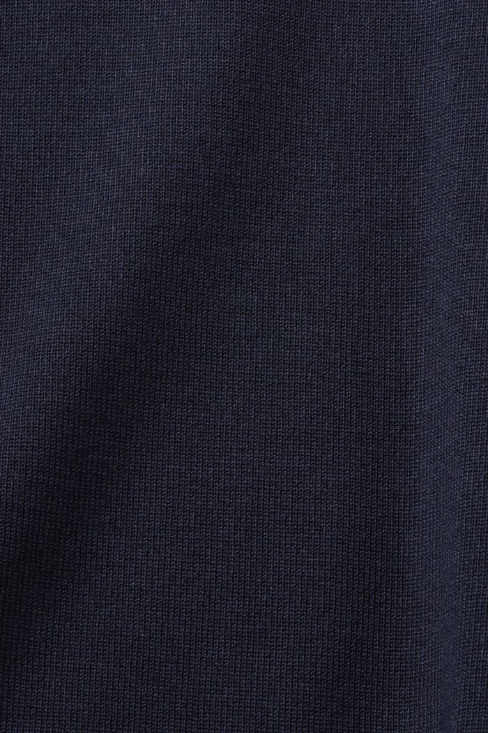 Jersey de manga larga y cuello alto, NAVY, detail image number 5