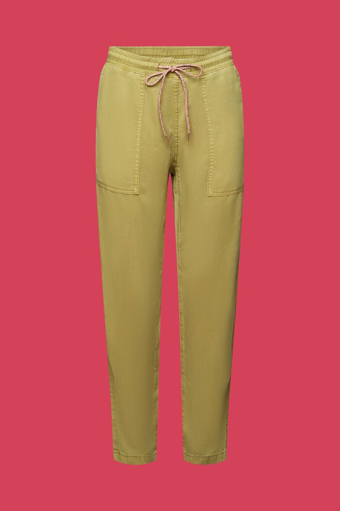 Pantalón con la cintura elástica, PISTACHIO GREEN, detail image number 7