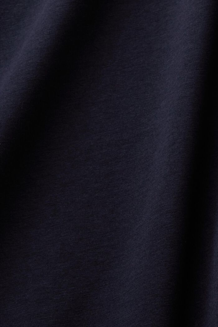Camiseta de tirantes en tejido jersey de algodón, NAVY, detail image number 4