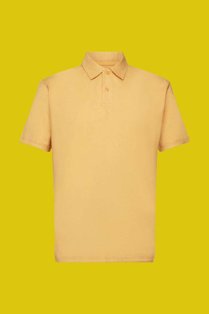 Polo de jersey de algodón, SUNFLOWER YELLOW, detail image number 6