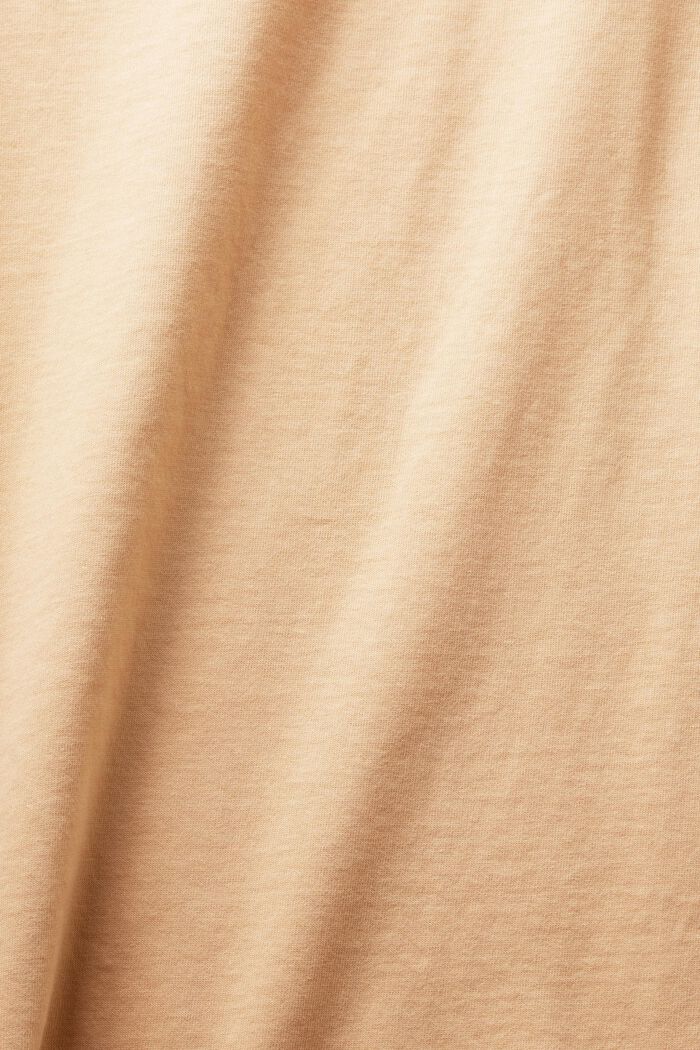 Camiseta de manga larga de algodón ecológico, PASTEL ORANGE, detail image number 5