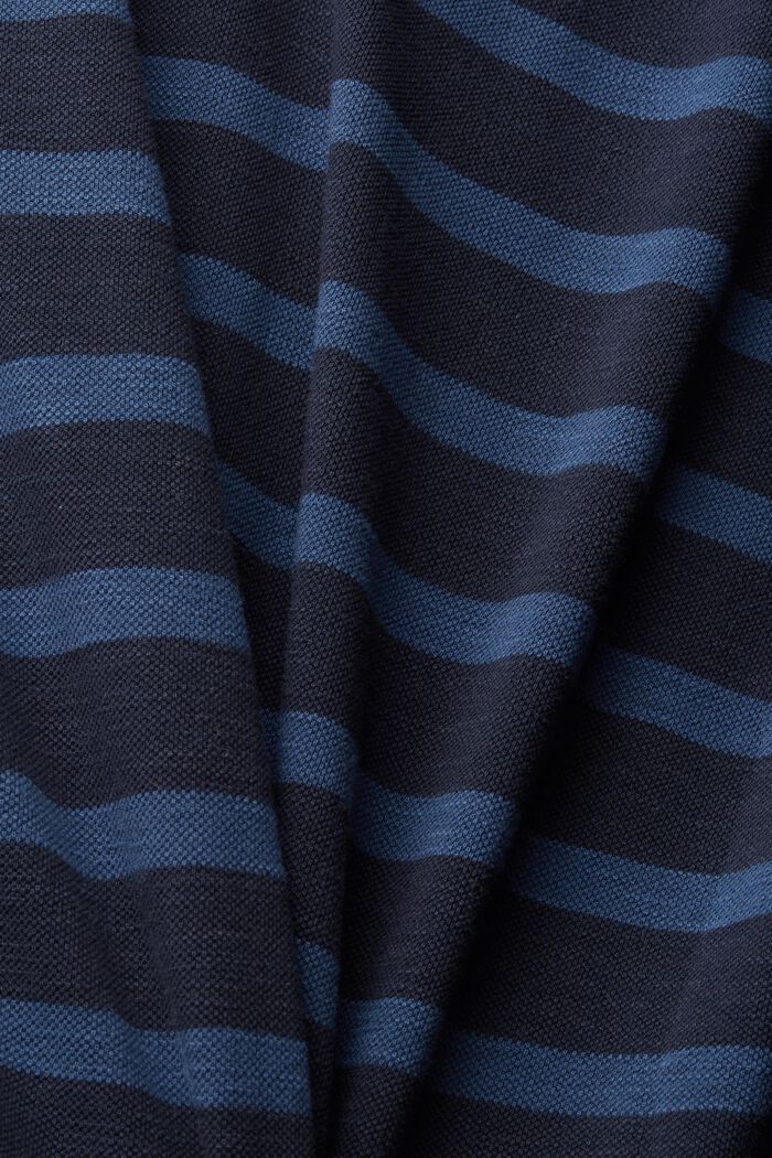 Polo con rayas, NAVY, detail image number 4