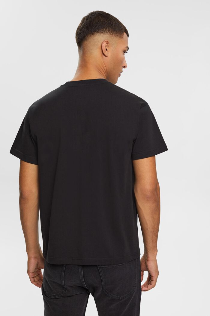 Camiseta con estampado de cubo AMBIGRAM, BLACK, detail image number 2