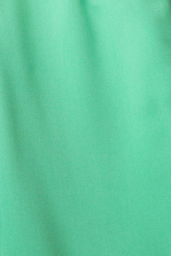 Culotte de tiro alto con pliegues en la cintura, GREEN, detail image number 1