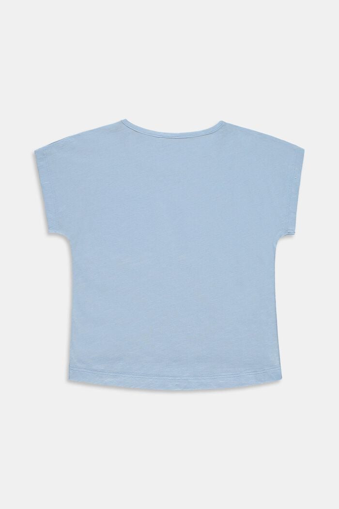 Camiseta con bolsillo en el pecho, 100% algodón, BLUE LAVENDER, detail image number 1