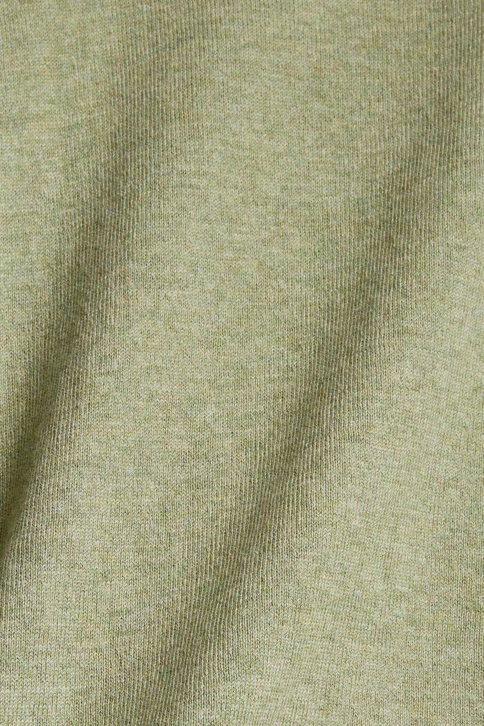 Jersey con capucha, 100% algodón, LIGHT KHAKI, detail image number 1