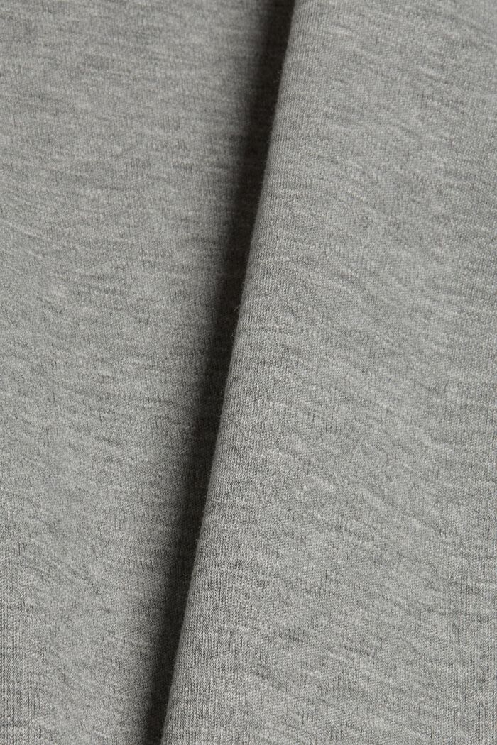 Pantalón jogging confeccionado en una mezcla de algodón ecológico, MEDIUM GREY, detail image number 4