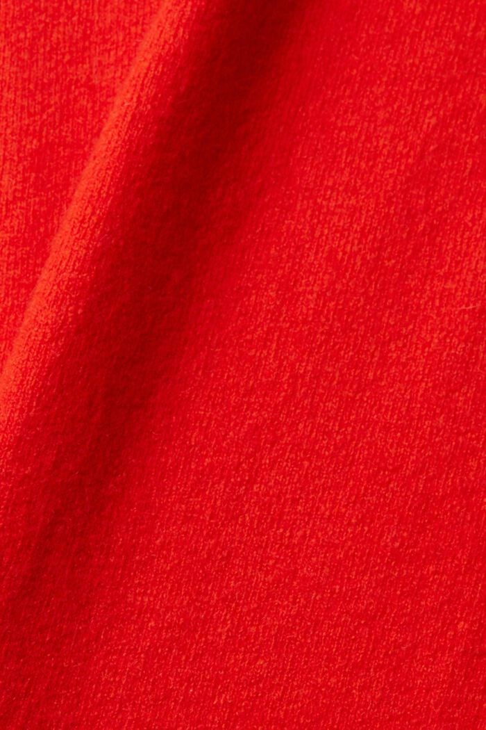 Jersey sin mangas en mezcla de lana, RED, detail image number 5