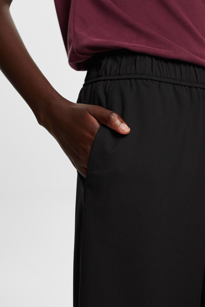 Pantalón sin cierre con perneras anchas, BLACK, detail image number 2