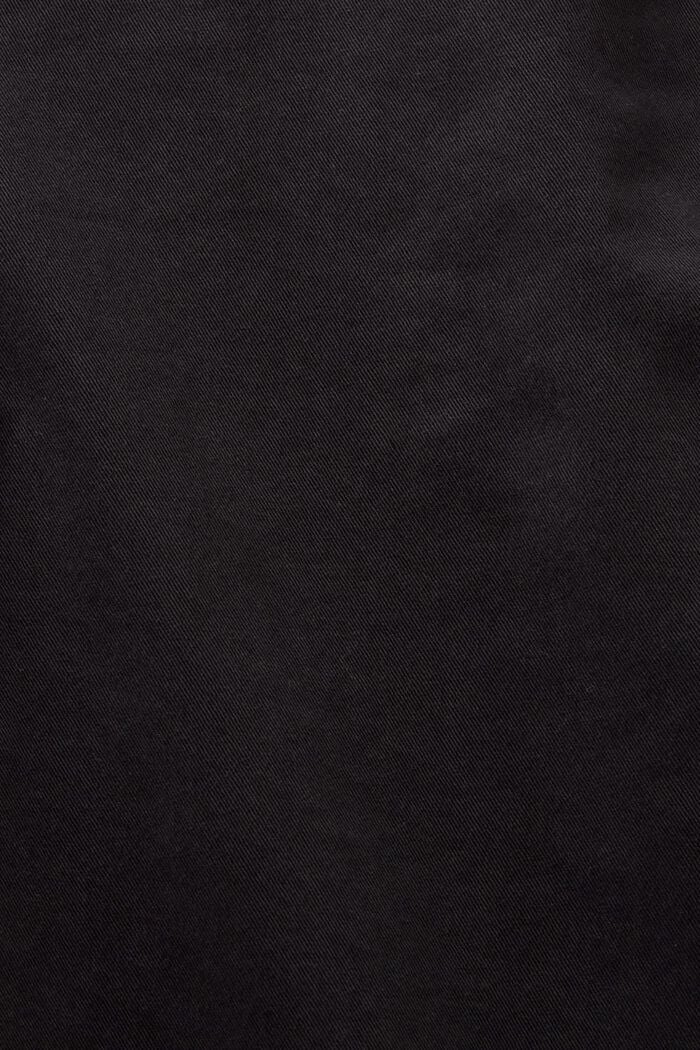 Pantalón chino elástico, en mezcla de algodón, BLACK, detail image number 6