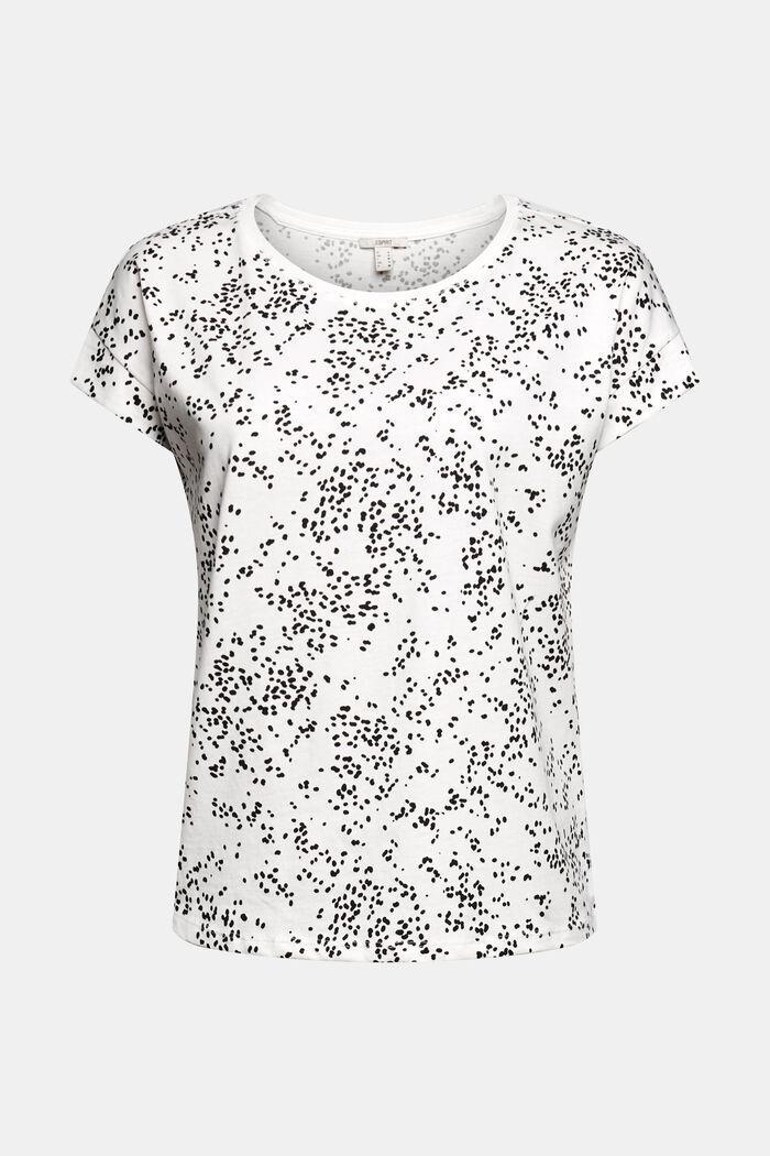 Camiseta con estampado, 100% algodón, OFF WHITE COLORWAY, detail image number 6