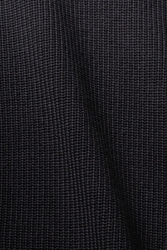 Jersey de punto en algodón, BLACK, detail image number 5