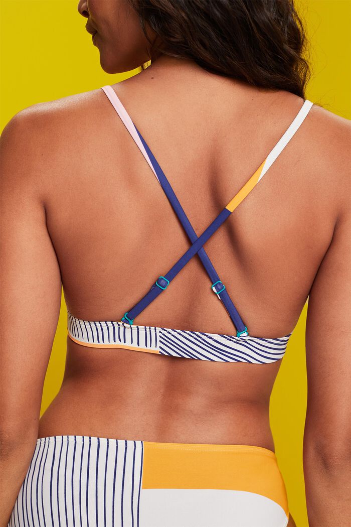 Top de bikini acolchado con mezcla de diseños, SAND, detail image number 3
