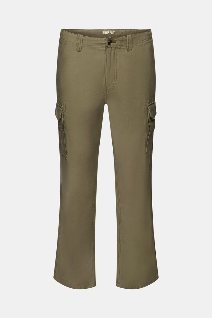 Pantalones cargo de algodón, KHAKI GREEN, detail image number 7