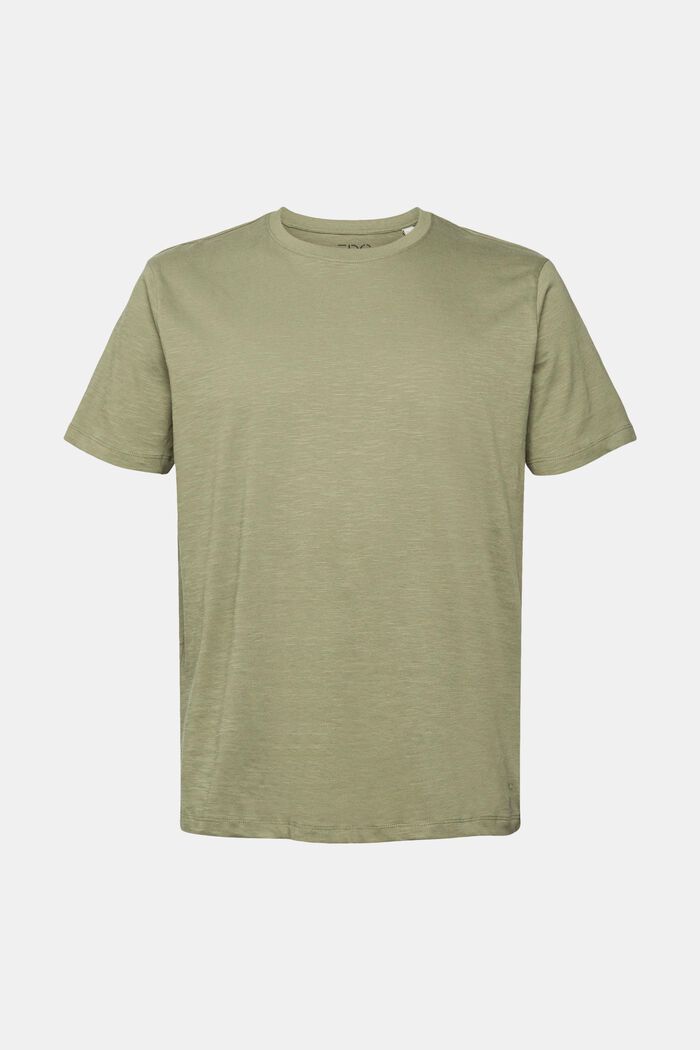 Camiseta de tejido jersey, 100% algodón, KHAKI GREEN, detail image number 5