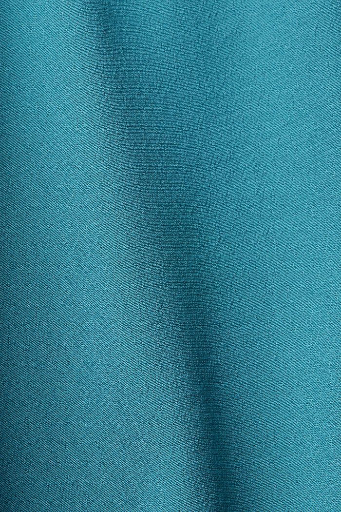 Blusa de viscosa, TEAL GREEN, detail image number 4