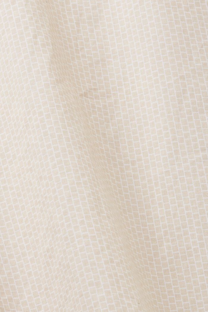 Camisa en popelina de algodón, SAND, detail image number 4