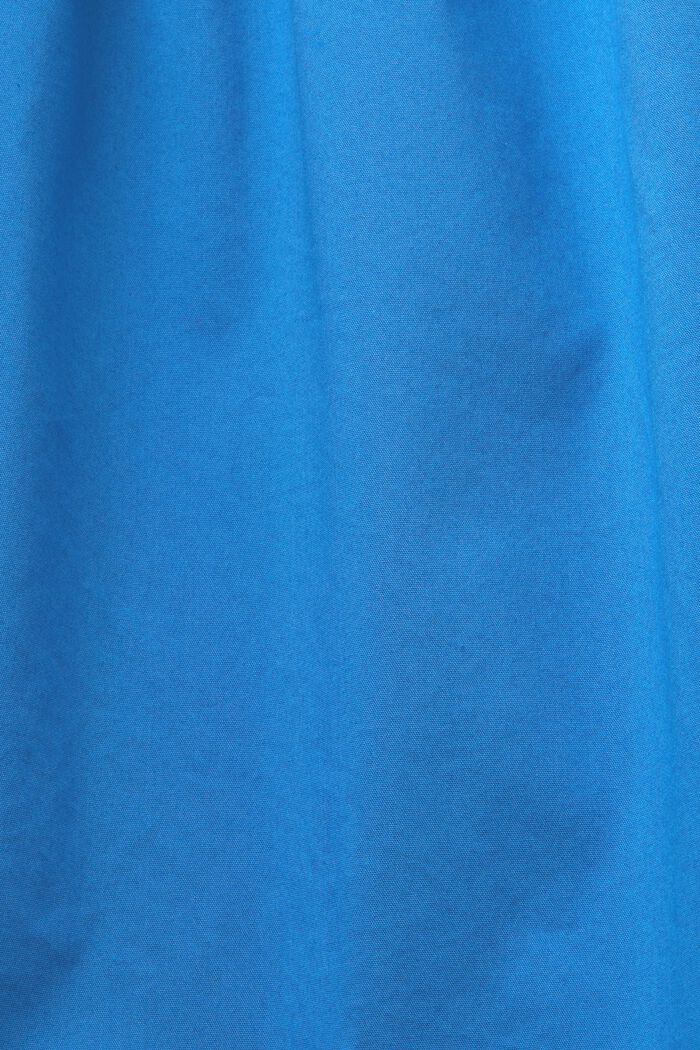 Blusa de popelina con los hombros descubiertos, BRIGHT BLUE, detail image number 6