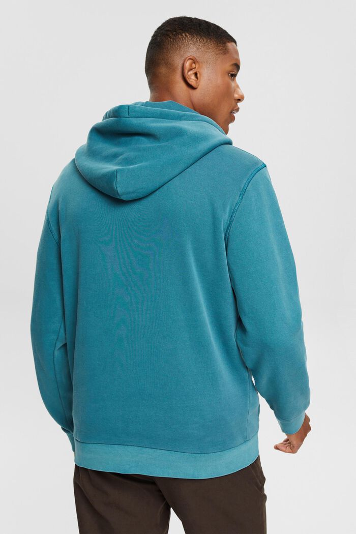 Sudadera con capucha, TEAL BLUE, detail image number 3