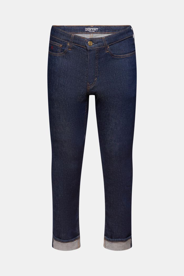 Jeans Mid-Rise Slim Selvedge, BLUE RINSE, detail image number 7