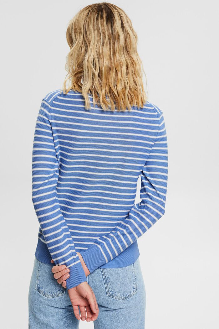 Jersey con diseño de rayas, 100% algodón, LIGHT BLUE LAVENDER, detail image number 3