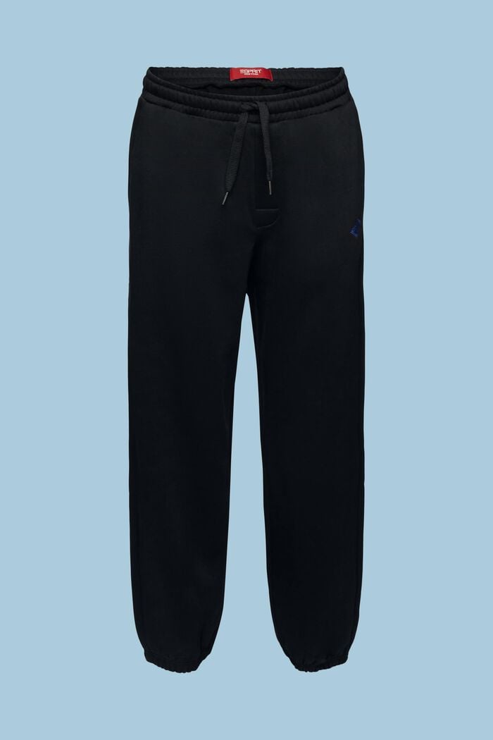 Pantalón de chándal bordado, BLACK, detail image number 7