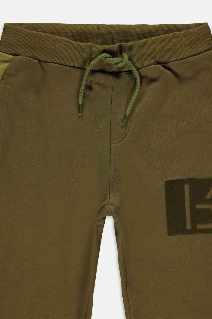Pantalón jogging en 100 % algodón, OLIVE, detail image number 2