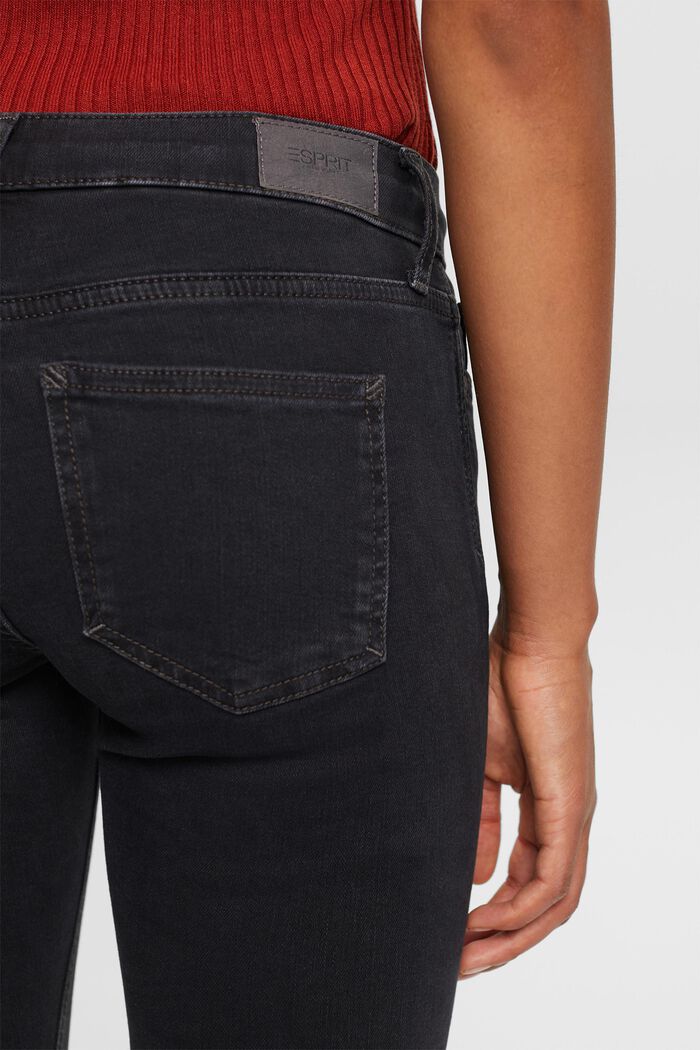 Reciclados: jeans mid-rise skinny, BLACK DARK WASHED, detail image number 4