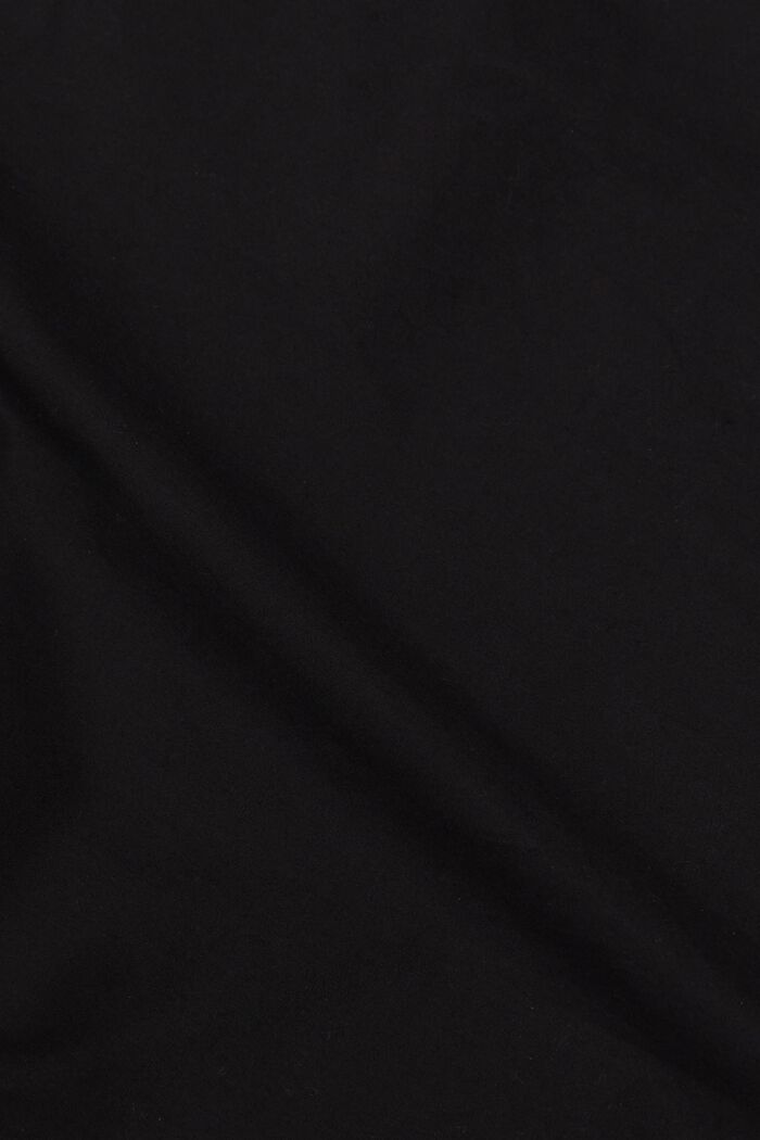 Blusa corta de popelina, BLACK, detail image number 5