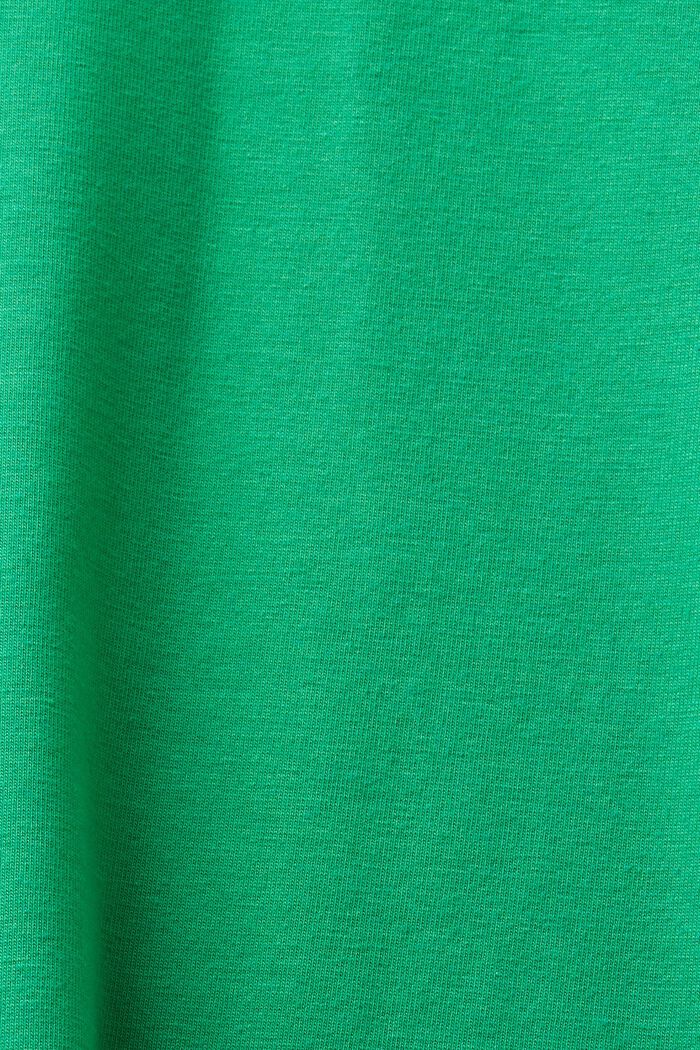 Camiseta de manga larga en tejido jersey, GREEN, detail image number 6