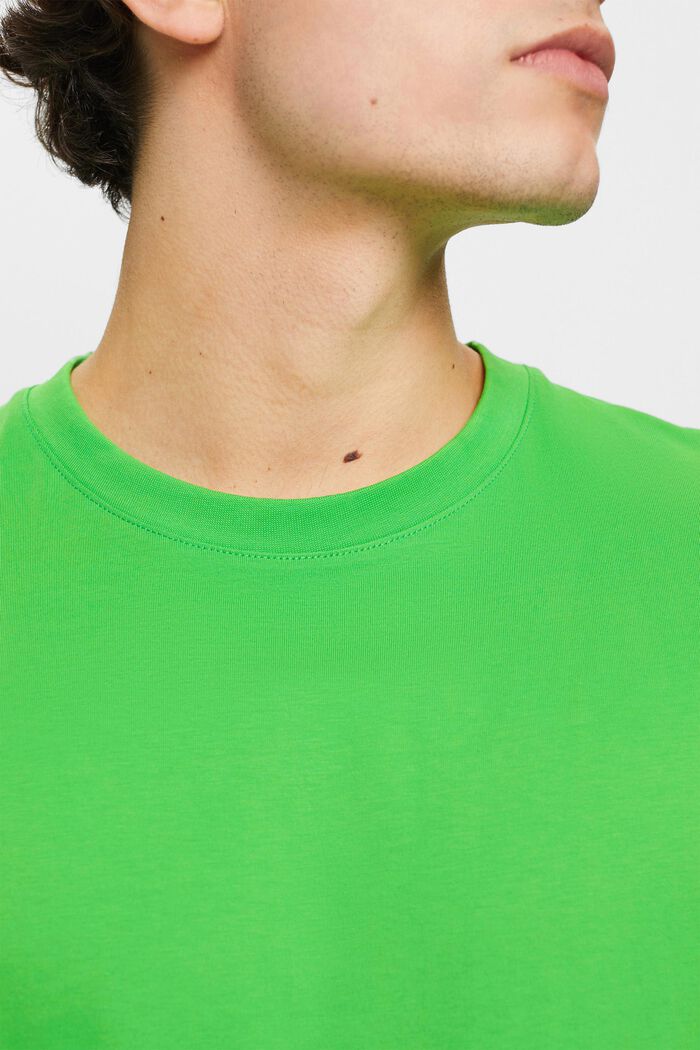Camiseta de jersey con cuello redondo, GREEN, detail image number 2
